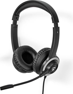 Casque NEDIS audio filaire USB contrôle de volume