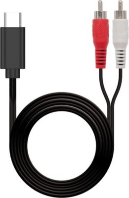 Câble Jack KOMELEC Câble USB-C vers 2x RCA 1 mètre
