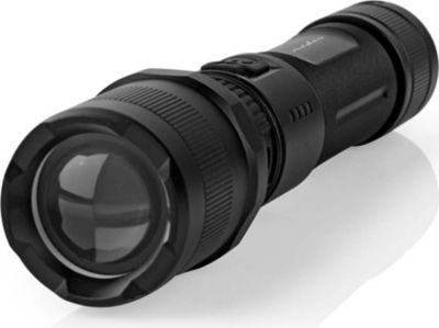 Lampe torche NEDIS 10W 1000lm IPX4 Portée 110m Rechargeable