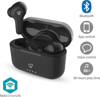 Ecouteurs NEDIS Ecouteurs Bluetooth sans fil Microphone
