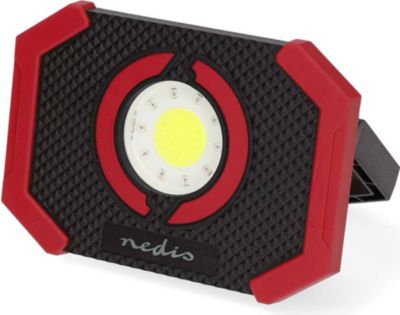 Lampe LED NEDIS LED 10W Rechargeable et Support Aimanté