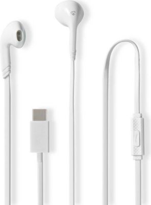 Ecouteurs NEDIS USB-C avec Micro et Télécommande 1.2m