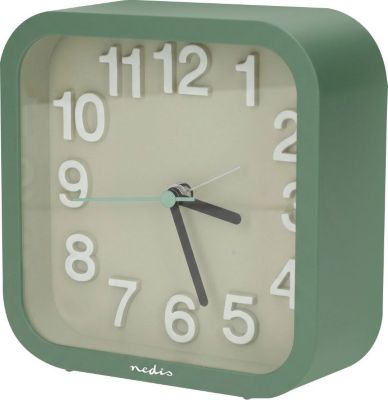 Radio réveil NEDIS Horloge Silencieux avec Fonction Snooze