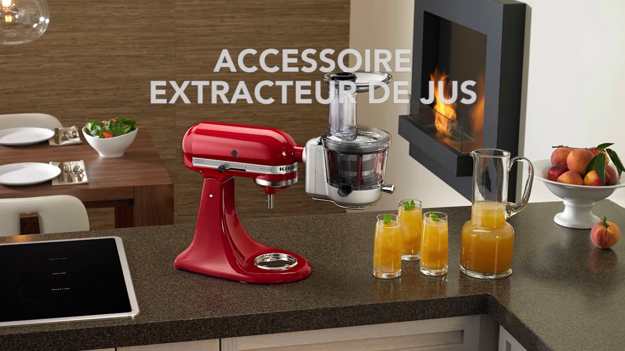 KitchenAid 5KSM1JA Accessoire extracteur de jus/sauce : : Cuisine  et Maison