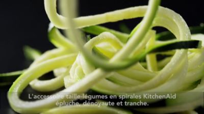 Voir la vidéo pour Découpe KITCHENAID 5KSM1APC Découpeur en spirales
