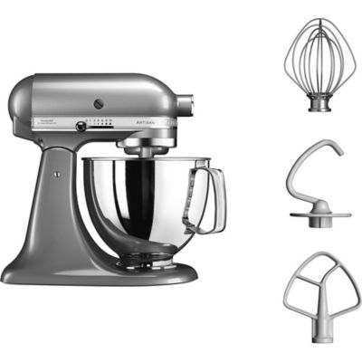 Robot pâtissier KITCHENAID 5KSM125ECU ARTISAN Gris Argent