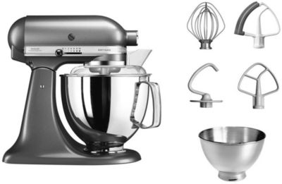 Robot pâtissier KITCHENAID 5KSM175EMS gris étain