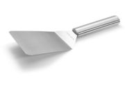 Ustensile plancha FORGE ADOUR spatule inox courte coudee