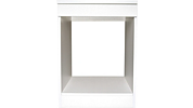Meuble pour plaque de cuisson Optifit Vigo156 60 x 58,4 x 87 cm façade  blanc brillant corps blanc - HORNBACH Luxembourg