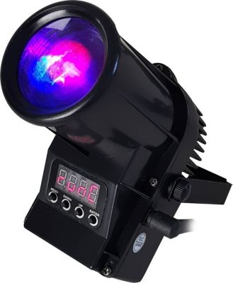 Jeu de lumières IBIZA Projecteur 10W à LED RVBB à 6 canaux DMX