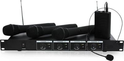 Micro IBIZA Système de micro VHF à 4 canaux - Ibiza