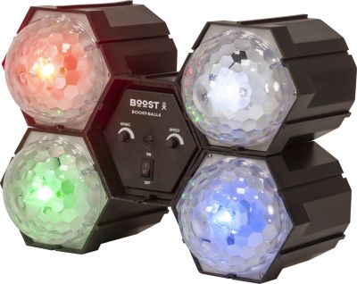 Boost BOOST-LIGHT90 Set 6 jeux de lumière spot LED + trépied pliable Boost