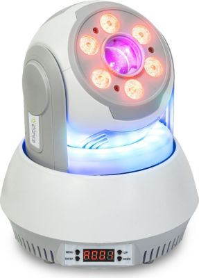 Jeu de lumières IBIZA WASH de 30W RVBB avec projection 7 gobos