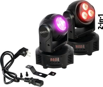 Jeu de lumières IBIZA MH-BEAM-WASH - Jeu de lumière Lyre