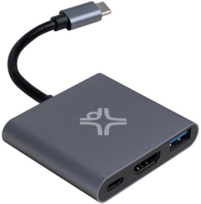 Hub USB C XTREMEMAC type C 3 ports HDMI + USB-A + USB-C PD