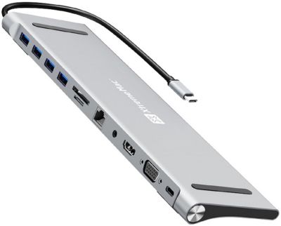 Station d'accueil XTREMEMAC USB C pour Bureau de 11 ports