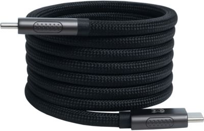 Câble USB C XTREMEMAC 1.5M noir magnetique 240W