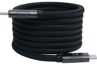 Câble USB C XTREMEMAC 1.5M noir magnetique 240W