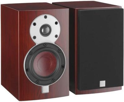 Enceinte bibliothèque DALI Menuet Merisier rouge