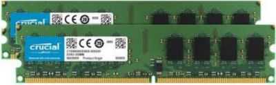 Mémoire vive CRUCIAL Kit RAM 4Go 2x2Go DDR2 800 MHz CL6 – Mém