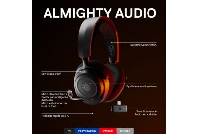 Casque gamer STEELSERIES Arctis Nova 7