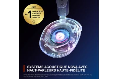 Casque gamer STEELSERIES ARCTIS NOVA 7X WHITE