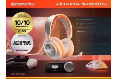 Casque gamer STEELSERIES Arctis Nova Pro WL White