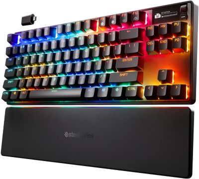 Clavier gamer sans fil STEELSERIES APEX PRO TKL WL Gen 3 - FR