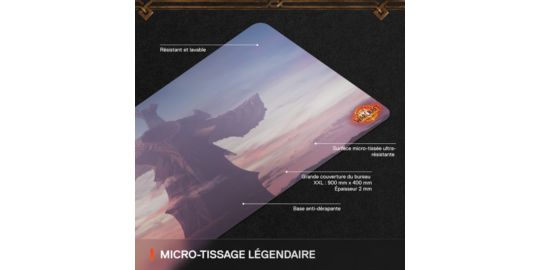 Tapis de souris STEELSERIES Qck XXL WOW Edition