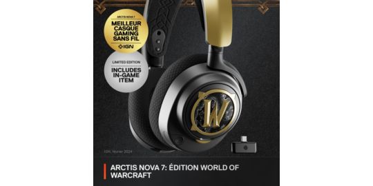 Casque gamer STEELSERIES Arctis Nova 7 WOW Edition