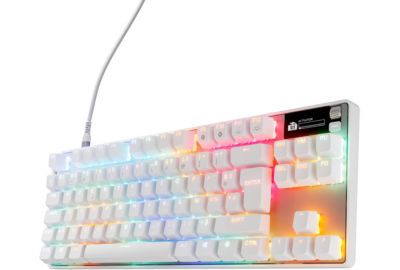Clavier gamer STEELSERIES Apex Pro TKL Gen 3 FR Blanc