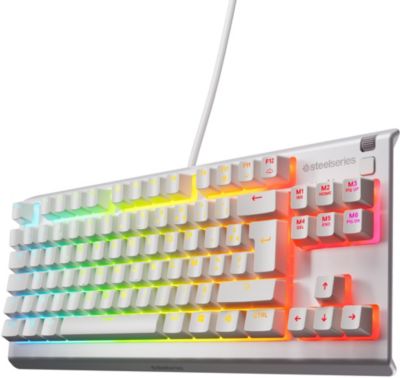 Clavier gamer STEELSERIES Apex 3 TKL Blanc