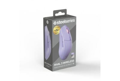Souris Gamer Sans Fil STEELSERIES Rival 3 WL Gen 2 Lavande