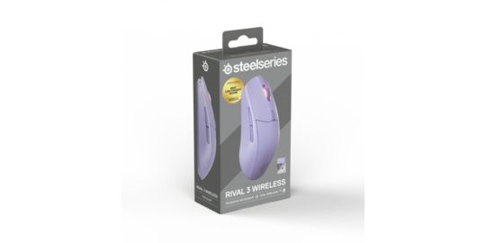 Souris Gamer Sans Fil STEELSERIES Rival 3 WL Gen 2 Lavande