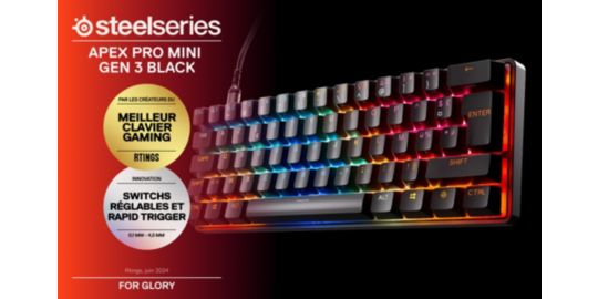 Clavier gamer STEELSERIES Apex Pro Mini Gen 3 FR