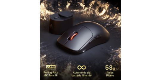 Souris Gamer Sans Fil STEELSERIES Sensei Pro WL Noir