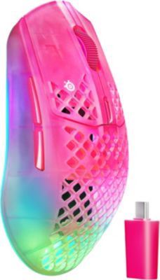 Souris Gamer Sans Fil STEELSERIES Aerox 3 WL Gen 2 - MagentaHaze