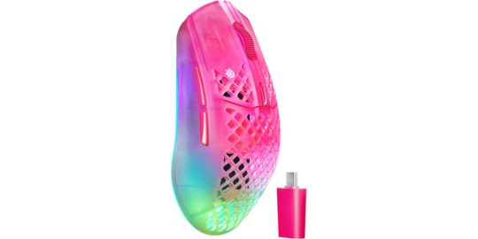 Souris Gamer Sans Fil STEELSERIES Aerox 3 WL Gen 2 - MagentaHaze