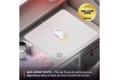 Tapis de souris STEELSERIES QcK L Blanc