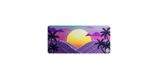 Tapis de souris STEELSERIES QcK XXL Neon Sunset EU