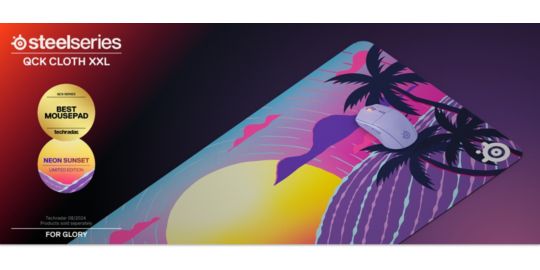 Tapis de souris STEELSERIES QcK XXL Neon Sunset EU