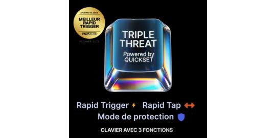 Clavier gamer STEELSERIES Apex Pro TKL Gen 3 Steel FR