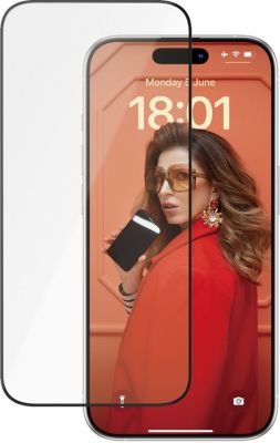Protège écran PANZERGLASS iPhone 15 Pro verre trempé Ceramic