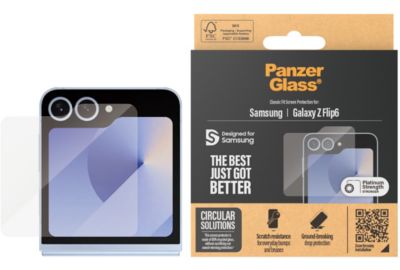Protège écran PANZERGLASS Samsung Z Flip6 protège écran Classic