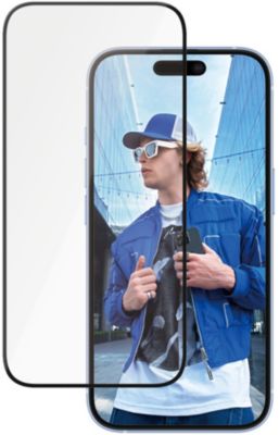 Protège écran PANZERGLASS iPhone 16 Ceramic verre trempé