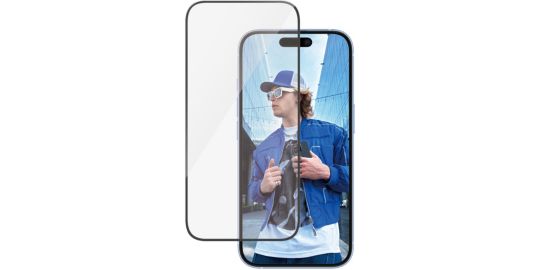 Protège écran PANZERGLASS iPhone 16 verre trempé Ultra-Wide Fit