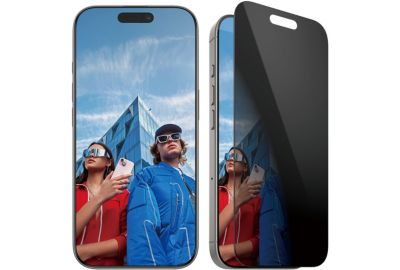 Protège écran PANZERGLASS iPhone 16 Pro Privacy verre trempé