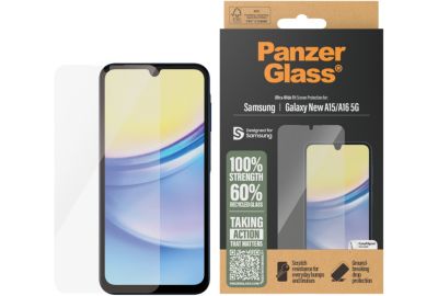 Protège écran PANZERGLASS Galaxy A16 verre trempé Ultra-Wild Fit