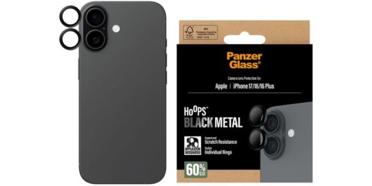 Protège objectif PANZERGLASS iPhone 17 / 16/ 16 Plus protège obejctif