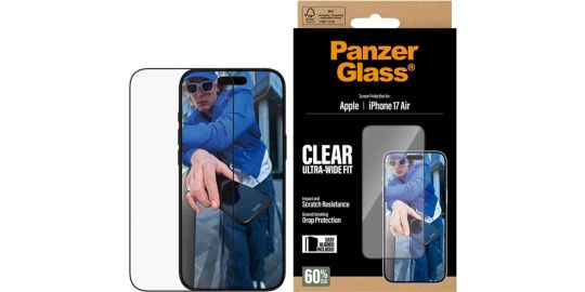 Protège écran PANZERGLASS iPhone Air verre trempé UWF